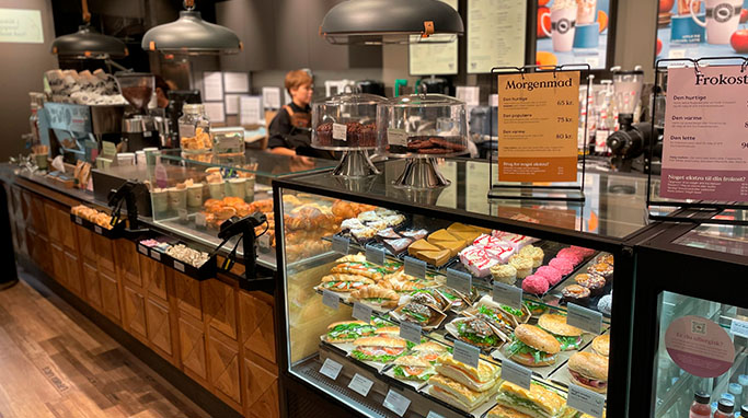 Spisestedet Espresso House i Herning Centret